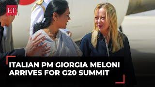 G20 in India: Italian Prime Minister Giorgia Meloni arrives in Delhi for the Summit