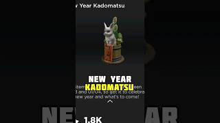 HURRY! How to get New year kadomatsu on Roblox for FREE! #maksbloxx #roblox #shorts