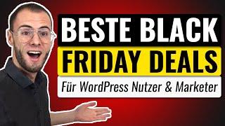 TOP BLACK FRIDAY Deals für WordPress & Online Marketing (2025): Viel Geld sparen mit großen Rabatten