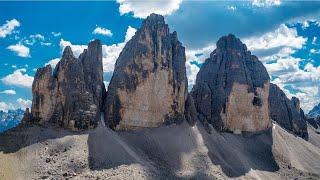 Tre cime di Lavaredo e Alto Adige 4k drone