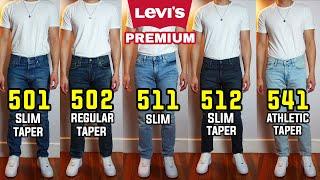 COMPLETE Guide To Levi's Slim Fit Jeans (501, 502, 511, 512, 541)