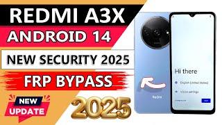 REDMI A3X FRP BYPASS/UNLOCK GOOGLE A/C WITHOUT PC | REMOVE ACCOUNT FROM REDMI A3X ANDROID 14 | 2025