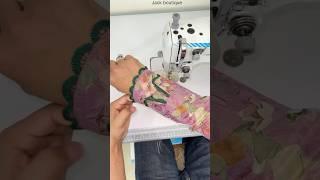 Cuff sleeves design | kurti sleeves design with lace | 2025 | baju design kurta sleeve cuff design