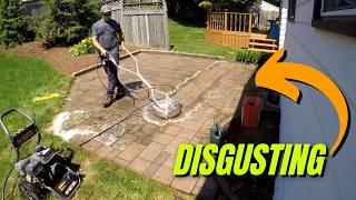 Cleaning and Replacing Polymeric Sand in a Paver Patio