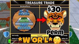 What People Trade For Fruit Notifier in Blox Fruits!  Trading Fruit Notifier  W or L 