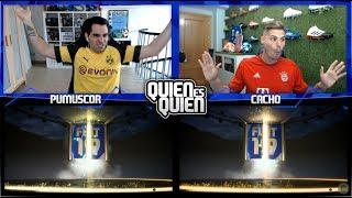 QUIEN ES QUIEN DISCARD CHALLENGE CON LOS TOTS BUNDESLIGA !! VS CACHO