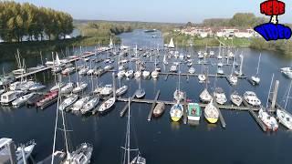 De haven van WSV Giesbeek in vogelvlucht