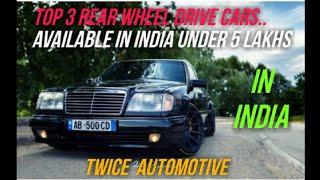 Top 3 Rear Wheel Drive German Cars available in (INDIA) under '5' lakhs!!