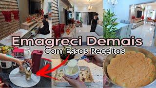 PASSO A PASSO DAS RECEITAS QUE EMAGRECI , FAXINANDO A CASA , BOLO SEM TRIGO E SEM LEITE