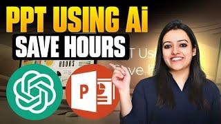 How to make PPT using ChatGPT & Free AI Tools |Powerpoint Presentation on mobile phone & PC in Hindi