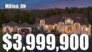 INSIDE A MILTON MANSION 7,000SQFT+ Scenic Lot Backing Onto Conservation Land!!! FULL VIDEO TOUR