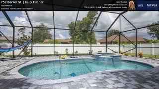 Gorgeous Pool Home in Sebastian: 752 Barker Street, Sebastian FL 32958