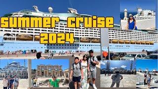 Turkiye and Greek Isles family cruise. First week of B2B cruise. #cruise #travel #vlog