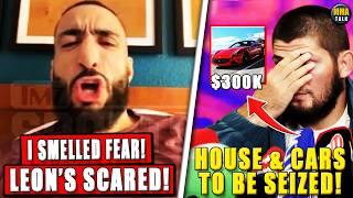 Belal RUNS INTO Edwards in an elevator! Khabib LOSES HOUSE & $900K CAR COLLECTION