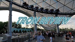 TRON REVIEW!  Better than Guardians Cosmic Rewind?  Less Scary than Space Mountain?