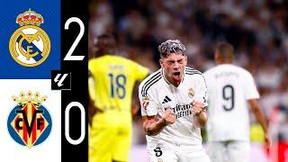 Federico Valverde Goal | Real Madrid vs Villarreal 2-0 Highlights | LaLiga 2024/25