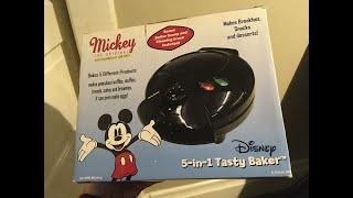 2008 Mickey The Original 5-in-1 Tasty Baker Waffle Maker