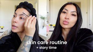 skin care routine + story time ️