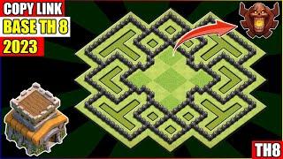 TERBARU!!!  TH8 HYBRID/WAR Base 2023 | Base TH8 - Clash Of Clans