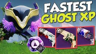 The FASTEST Ghost XP Farm + Red Border Weapon Farm (Destiny 2)