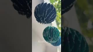 Easy Christmas decor Ideas with paper  #shorts #diy #xmas #christmasdecor #christmas