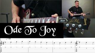 How to play beginner guitar Ode To Joy guitar tutorial Beethoven guitar  tab