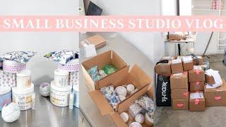 Day in the Life of a Small Business Owner, STUDIO VLOG