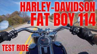 2020 Harley Davidson Fat Boy 114 Test Ride