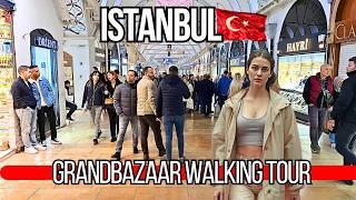 Turkey  Istanbul Walking Tour 4K | Grand Bazaar, Fake Market, Old City | November 2024