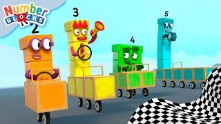  Episches Zahlenrennen!  | Zählen lernen | Mathematik für Kinder 123 | Numberblocks Deutsch