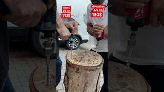 Bosch  impact gdr18v-215 vs Milwaukee impact 2953-20
