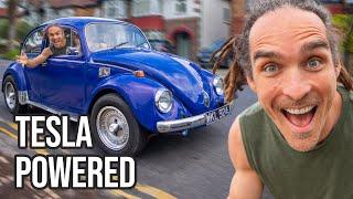 My Tesla Powered VW Beetle (Bug)