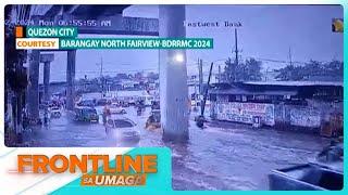 Ilang bahagi ng Metro Manila, nalubog sa baha dahil sa Bagyong Enteng I Frontline Sa Umaga