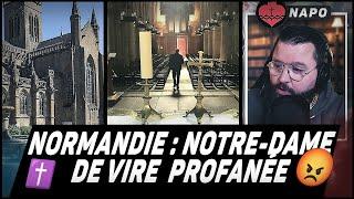 Normandie : Notre-Dame de Vire du XIIIe siècle profanée par un sataniste