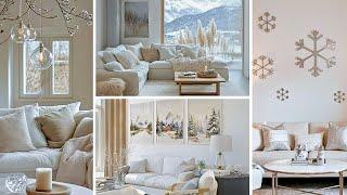 Calm and Cozy: Neutral Winter Living Room Decor Inspiration