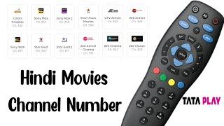 Tata play hindi movies channel number | Hindi Movies | Tata play hindi HD movies channel number