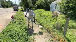 A BREAK IN left the home GUTTED, forcing the city to post a violation