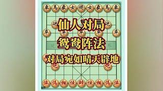 仙人对局 ，鸳鸯阵法#喜欢象棋关注我 #思维训练 #瓜子二手车 #象棋布局