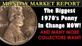 MULTIPLE $2,000+ BANGERS! 1970's Lincoln Cents Issue BIG Opportunity! MONDAY MARKET REPORT