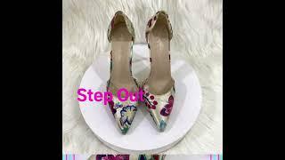 New Gold Embroidered Hollow High Heel Shoes 12CM 10CM 8CM Pointed Thin High Shallow Mouth Single...