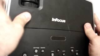 Demonstration of an InFocus IN2104 Projector with Damage