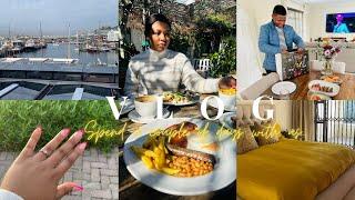 VLOG : Father's Day breakfast | Dinning table reveal|A lil skincare and GRWM and more..SA Youtuber