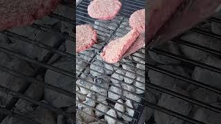 Burgers on PK Grill #Chupacabrarubs @PKGrills