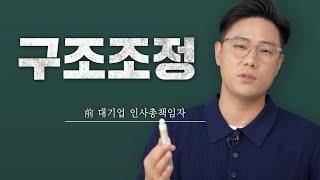 구조조정은 이렇게 실행됩니다