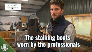 Hunting boots worn by professionals