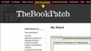 Creating a book from a PDF on TheBookPatch.mp4