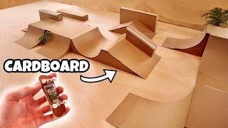 D.I.Y Cardboard Fingerboard Skate Park