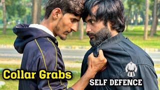 How to Defend Against A Collar Grabs |Road Fight Self Defence | Martial arts Attacks