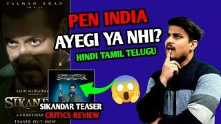 Sikandar Movie Release In PEN India? | Sikandar Teaser CRITICS Review | Sikandar Movie Song Update