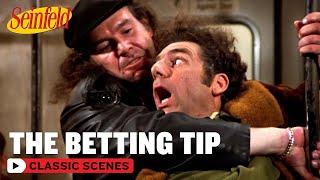 Kramer Overhears A Betting Tip | The Subway | Seinfeld